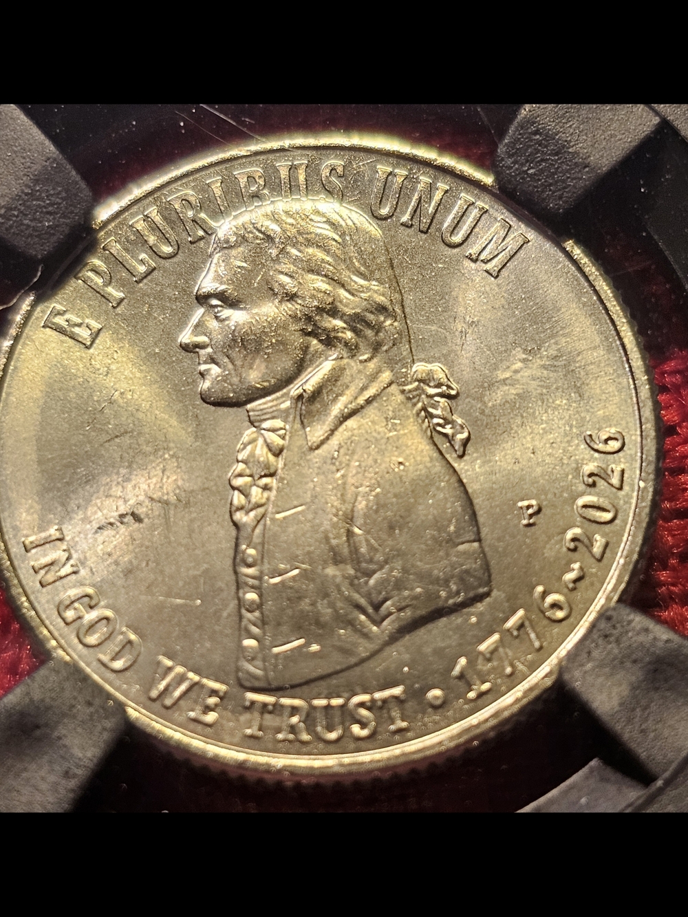 1776-2026 P Semiquincennial "Declaration Of Independence" GEM Quarter